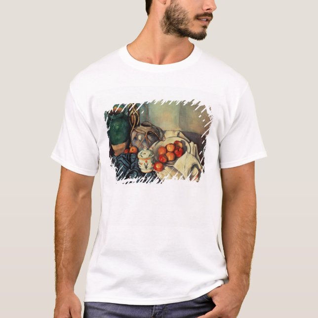 T-shirt La vie de Paul Cezanne | toujours avec des pommes, (Devant)