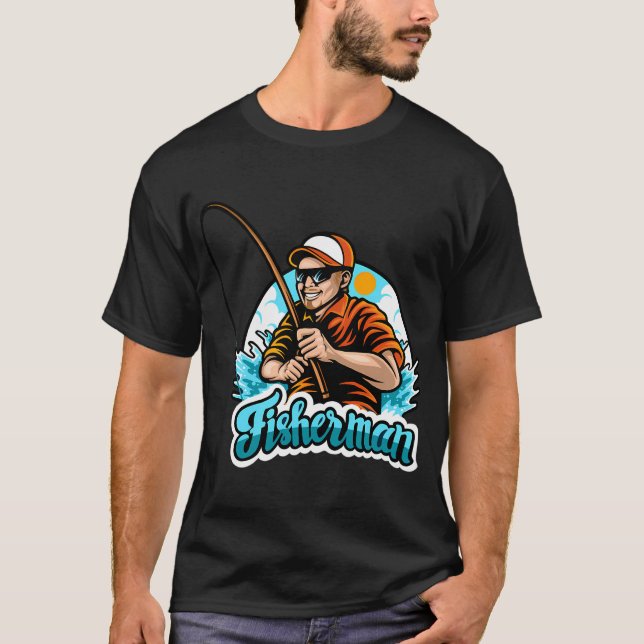 T-shirt La vie de pêcheur (Devant)