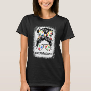 T-shirt La vie de professeur de garderie décolorée Cheveux