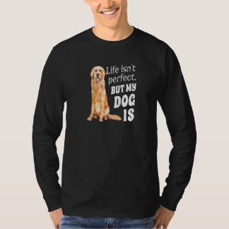 T-shirt La Vie De Propriétaire De Chien Golden Retriever N