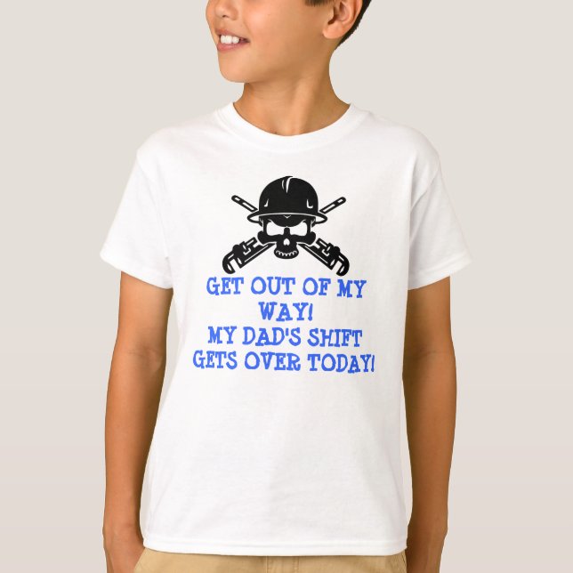 T-shirt La vie de raffinerie - ces enfants sont sérieux (Devant)