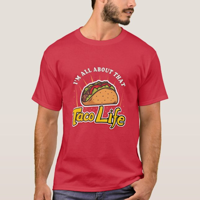 T-shirt La vie de Taco (Devant)