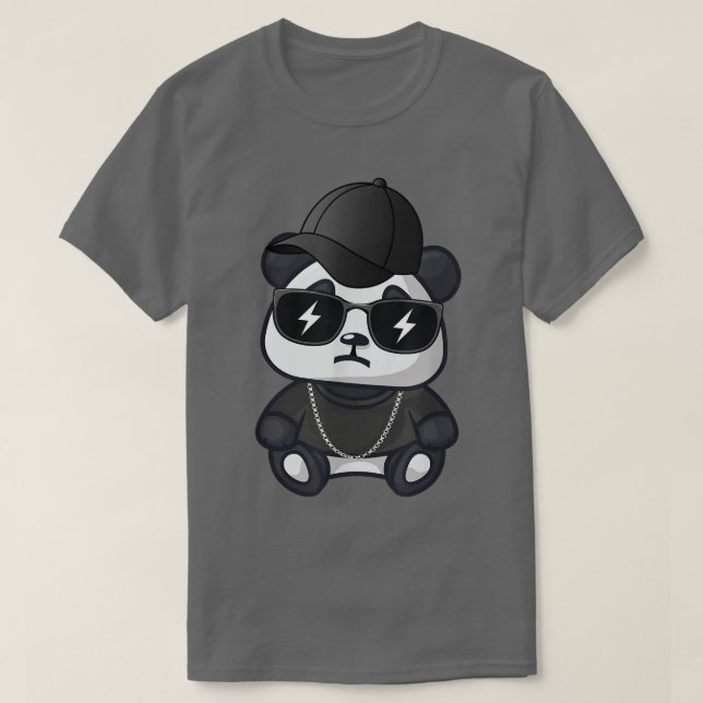 T-shirt La Vie De Thug, Panda De Thug, Panda Cute T (Design devant)