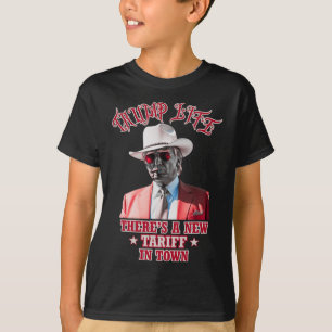 T-shirt La vie de Trump Il y a un nouveau tarif en ville T