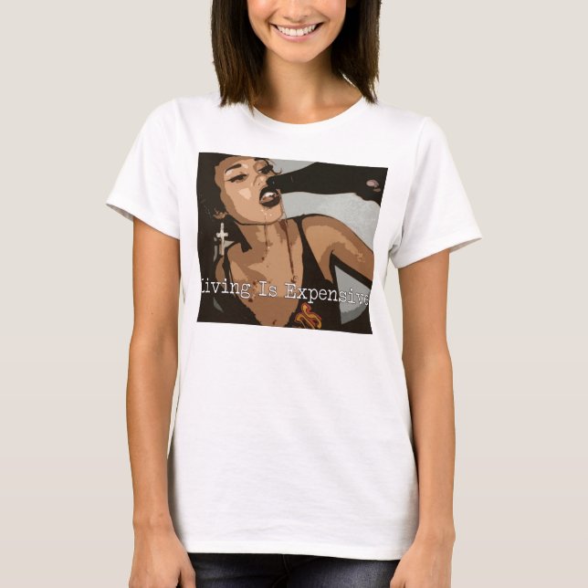 T-shirt La vie de Turbo Blanco est pièce en t chère de (Devant)