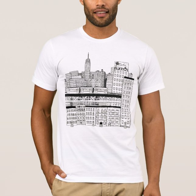 T-shirt La vie de ville (Devant)