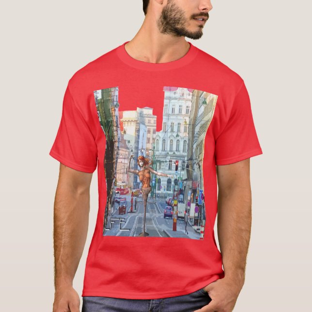T-shirt La vie de ville (Devant)