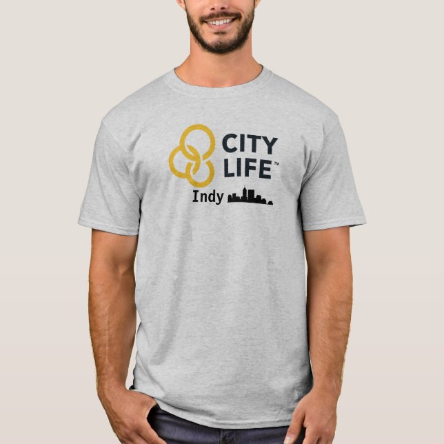 T-shirt La vie de ville Indy (Devant)