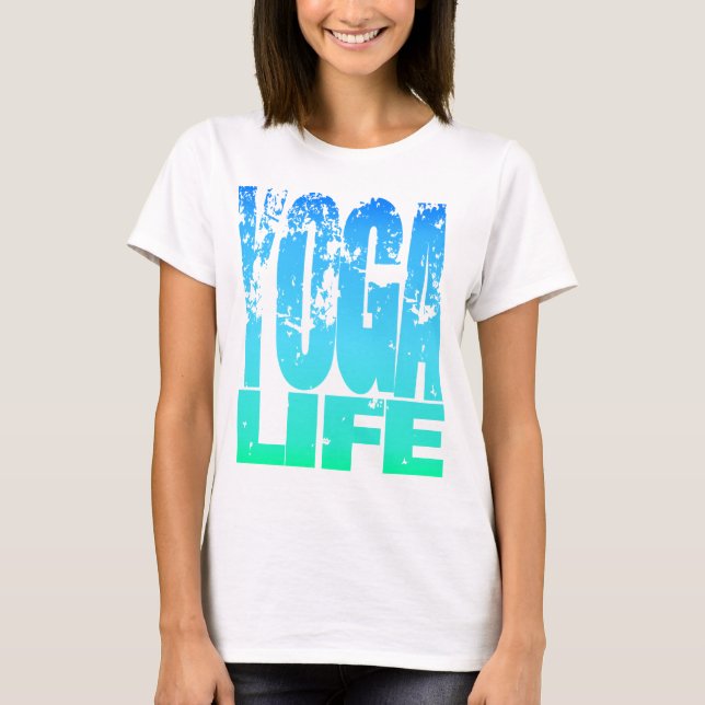 T-SHIRT LA VIE DE YOGA (Devant)