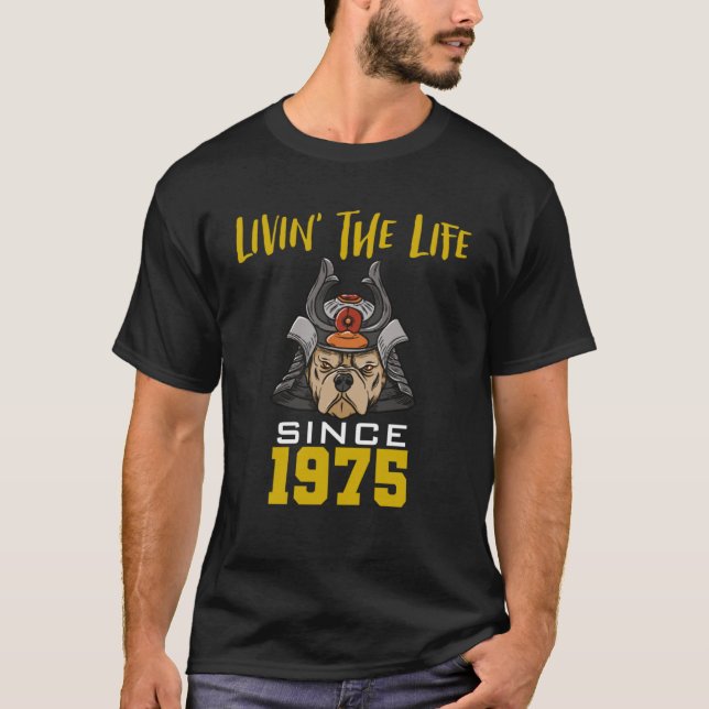 T-shirt La vie depuis 1975 (Devant)