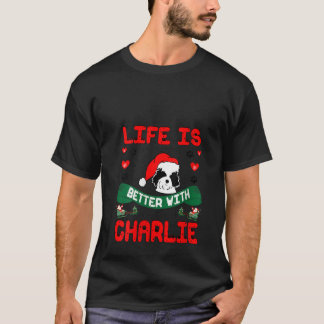 T-shirt La vie des femmes est meilleure avec Charlie Cavac