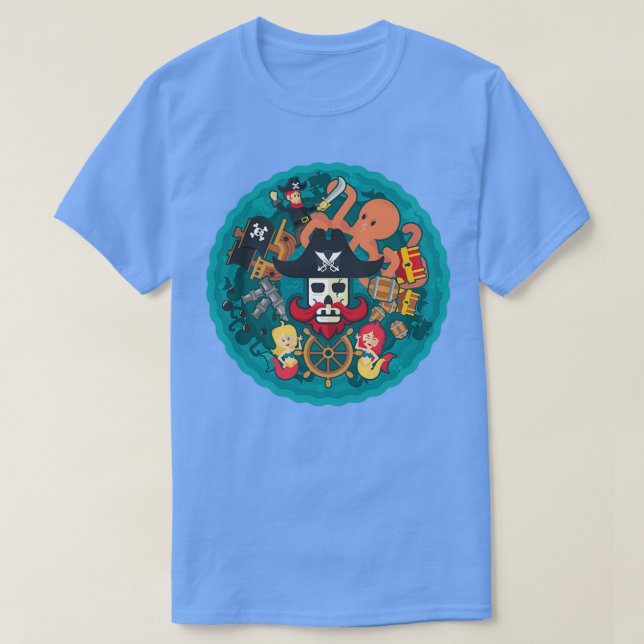 T-shirt La vie des pirates (Design devant)