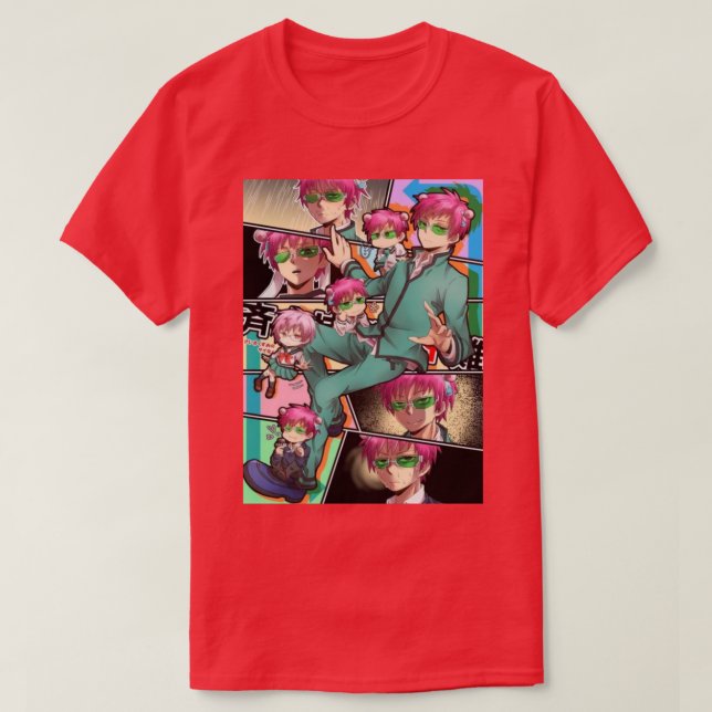 T-shirt La Vie Désastreuse De Saiki K 1 (Design devant)