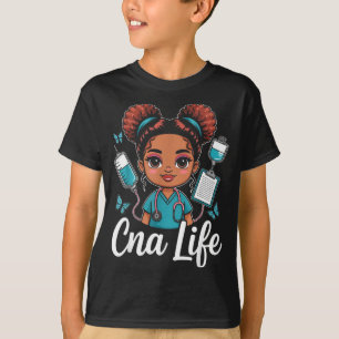 T-shirt La vie d'infirmière auxiliaire Cna art de carrière