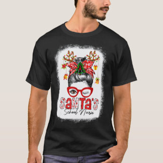 T-shirt La vie d'infirmière de l'école du Père Noël Noël C