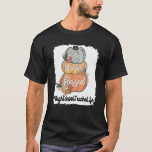 T-shirt La vie d'un professeur de lycée Reconnaissant Merc