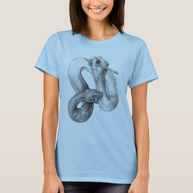 T-shirt La vie d'une chemise de dames d'artiste (Devant)