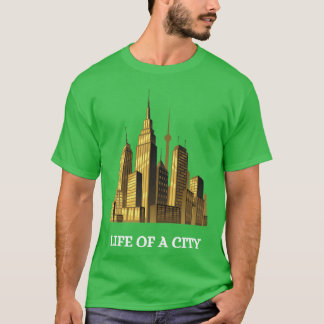 T-shirt La vie d'une fille de la ville