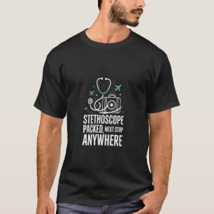 T-shirt La vie d'une infirmière itinérante Longue durée