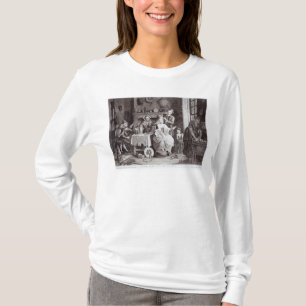 T-shirt La vie élevée au-dessous des escaliers