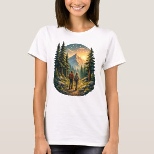 T-shirt La vie en camping, c'est bien – Tee-shirt Meadow P