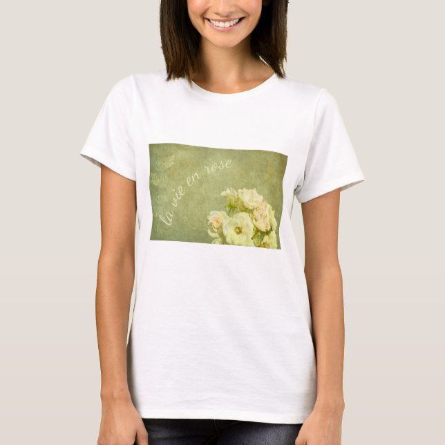 T-shirt La vie en rose (Devant)