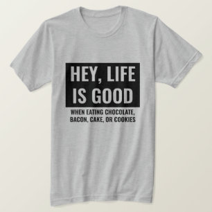 T-shirt La vie est bonne Funny Motivationnelle et Inspirat