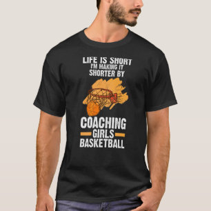 T-shirt La Vie Est Coaching Basketball Basketball Assistan