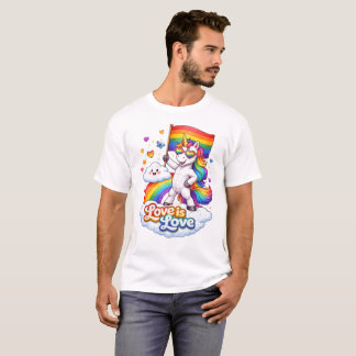 T-shirt La vie est colorée et belle, montrez-le !