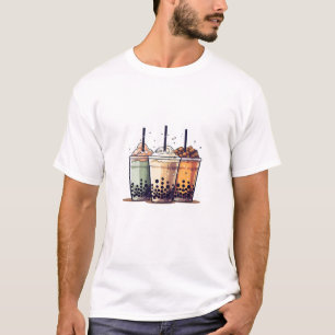 T-shirt La vie est courte, buvez le boba