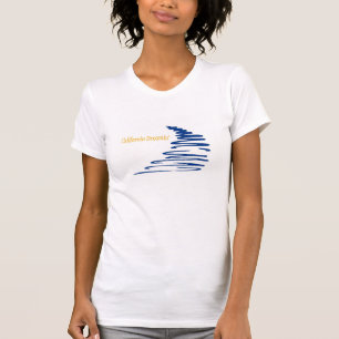 T-shirt La vie est des lignes la Californie Dreamin d'un