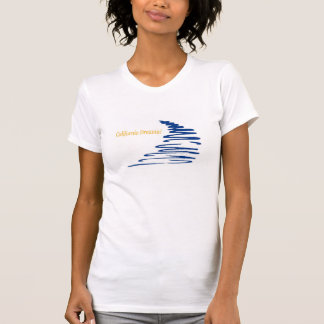 T-shirt La vie est des lignes la Californie Dreamin d'un