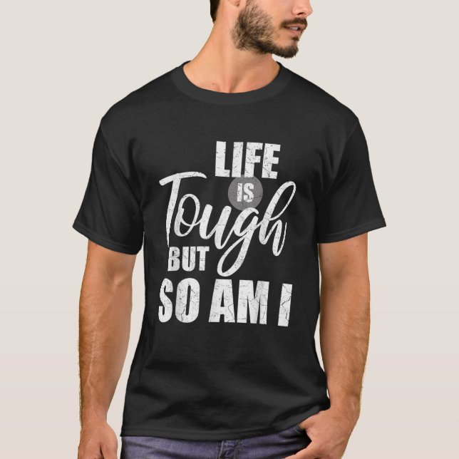T-shirt La Vie Est Difficile, Mais Je Suis Perturbé D'Insp (Devant)