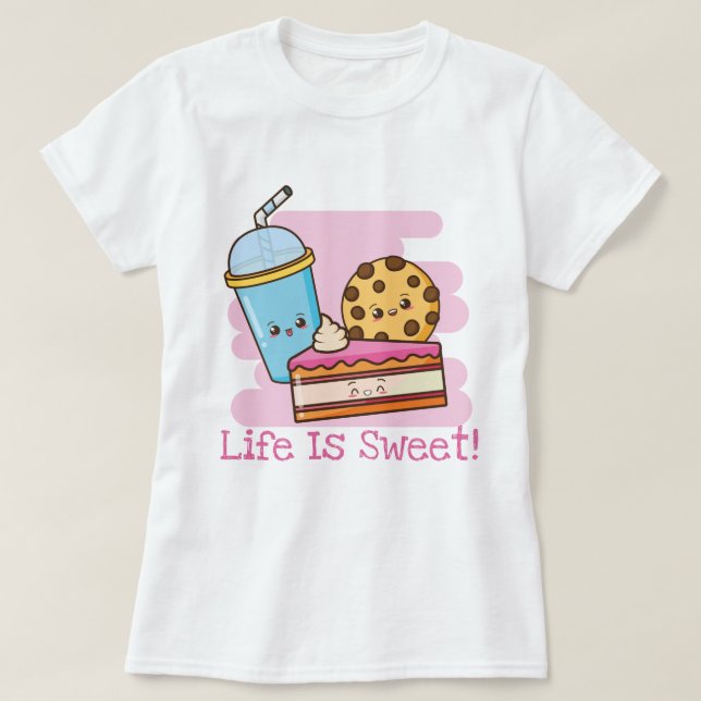 T-shirt La vie est douce (Design devant)