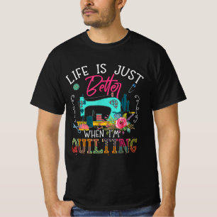 T-shirt La Vie Est Juste Meilleure Quand Je Quitte