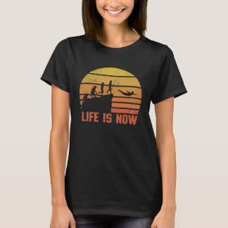 T-shirt La vie est maintenant plongée en eaux vives sports