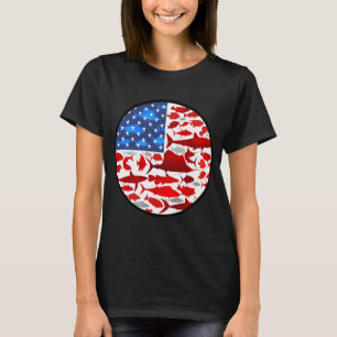 T-shirt La vie est meilleure à la rivière du 4 juillet Dra