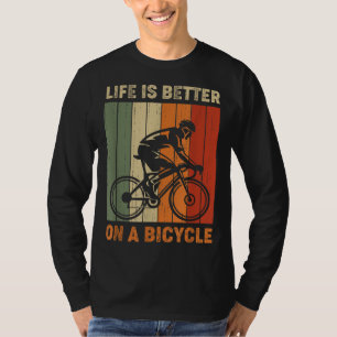T-shirt La vie est meilleure à vélo