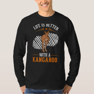 T-shirt La vie est meilleure avec Kangaroo Premium_1