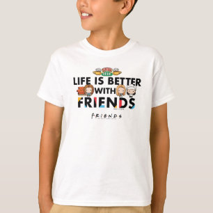 T-shirt La vie est meilleure avec l'art Chibi FRIENDS™