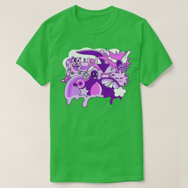 T-shirt la vie est meilleure avec le jeu (Design devant)