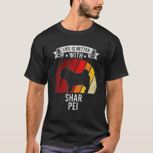 T-shirt La Vie Est Meilleure Avec Les Amoureux de les chie