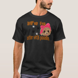 T-shirt la vie est meilleure avec les canicules