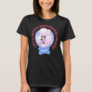 T-shirt La Vie Est Meilleure Avec Les Canicules Autour