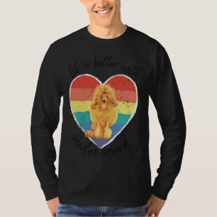T-shirt La vie est meilleure avec les canicules autour de