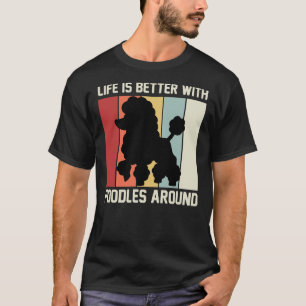 T-shirt La vie est meilleure avec les canicules autour des