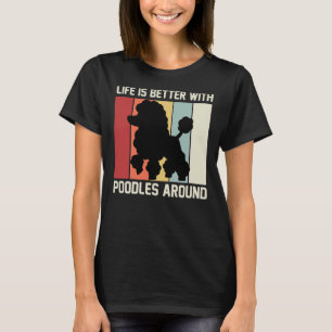 T-shirt La vie est meilleure avec les canicules autour des