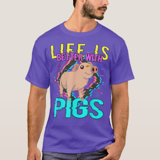 T-shirt La Vie Est Meilleure Avec Les Chiens3963