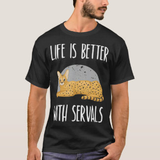 T-shirt La vie est meilleure avec les serveurs