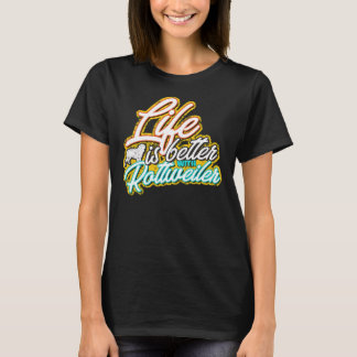 T-shirt La vie est meilleure avec Rottweiler 45